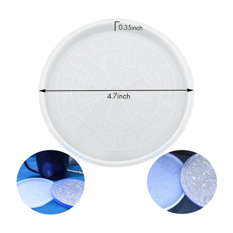 4 упаковки большой поднос для гадания форма из смолы формы литья символов