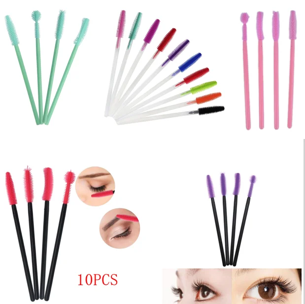10 шт. женская мода одноразовые ресницы для наращивания тушь ресниц кисть палочка
