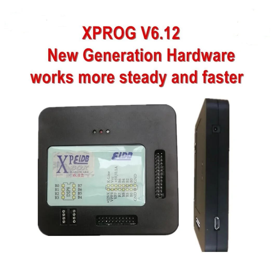 Xprog 6,12 XPELDB XPROG-M V6.12 V5.84 V5.74 V5.55 XPROG коробка Авто ECU чип Тюнинг программист черный металлический ящик XPROG-M