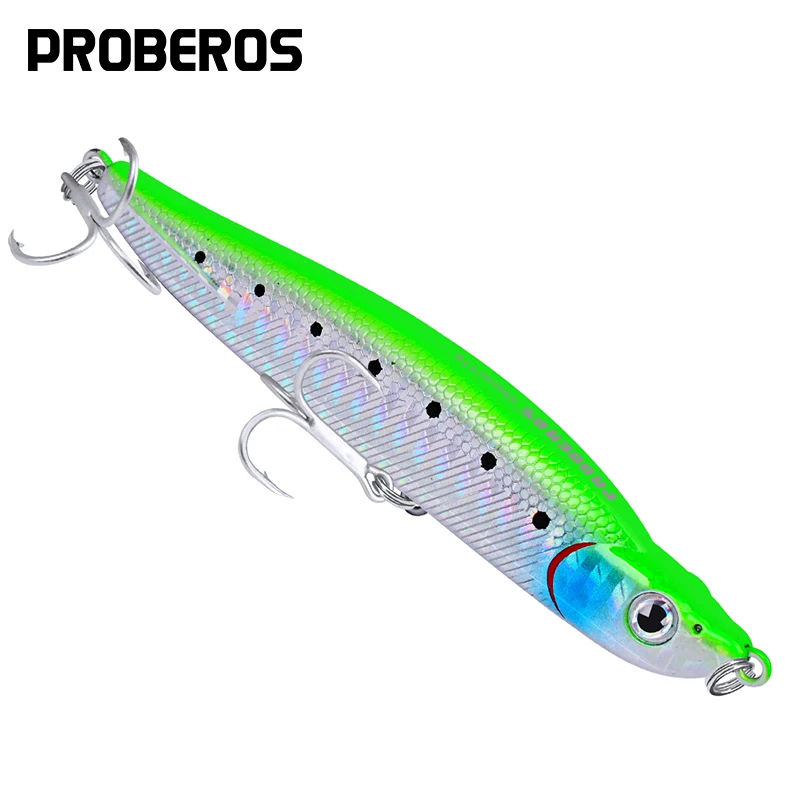PROBEROS Дайвинг карандаш рыболовные приманки 9 5 см 17g искусственные жесткий Пластик