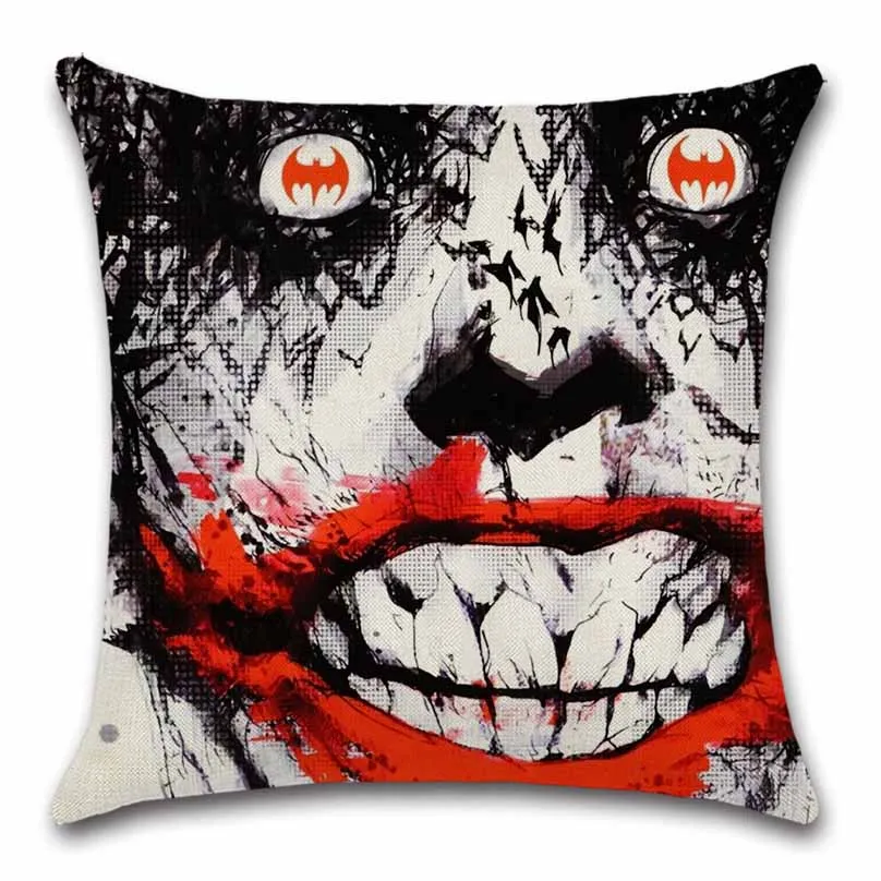 1 Бэтмен враг emerge Joker фильм украшение чехлов на подушки мягкий офисный стул, софа декоративная наволочка для дома гостиной друг подарок - Цвет: 1