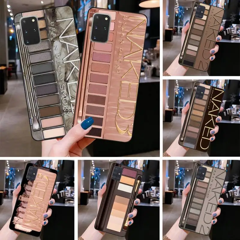 

Makeup Box N-Naked Palette Glam Phone Case For Samsung Galaxy S21 Plus Ultra S20 FE M11 S8 S9 plus S10 5G lite 2020