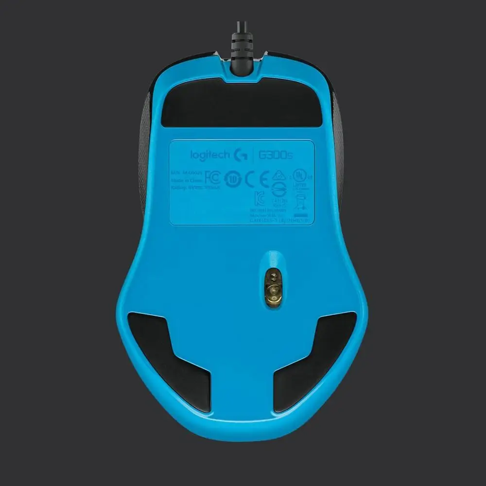 

Logitech G300S 2500DPI USB Interface 9-keys Macro Programming 7-color Backlight Wired Optical Gaming Mouse, Length: 2m