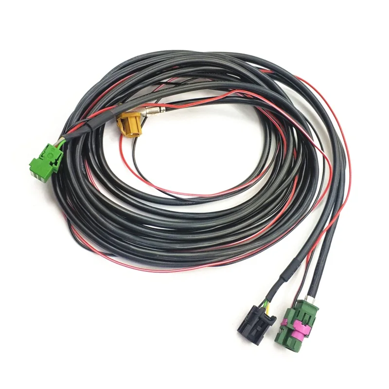 READXT Автомобильный USB вспомогательный переключатель MDI AMI CarPlay адаптер гнездо разъема Соединительный кабель провода разъем для гольфа 7 MK7 5G0 035 222