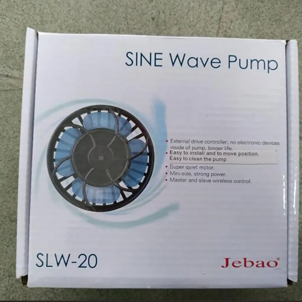 SOW-20 Jebao SOW синусоидальный поток Wavemaker Рыба Морской коралловый риф насос Генератор аквариумных волн без Wi-Fi SLW-10 SLW-20 версия 110-240 В - Цвет: SOW-20