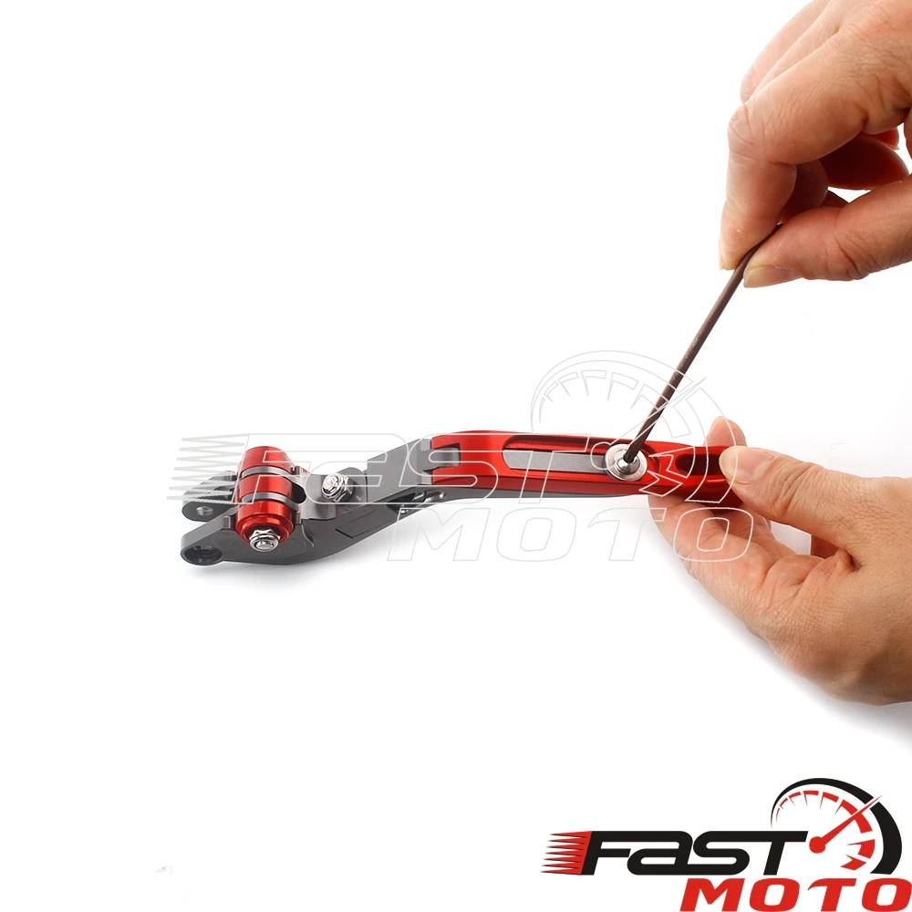 Золотой рычаг тормозной муфты для Guzzi Bobber Roamer Sport Racer V7 690 Duke Dragster YZF R6 ZX10R выдвижной