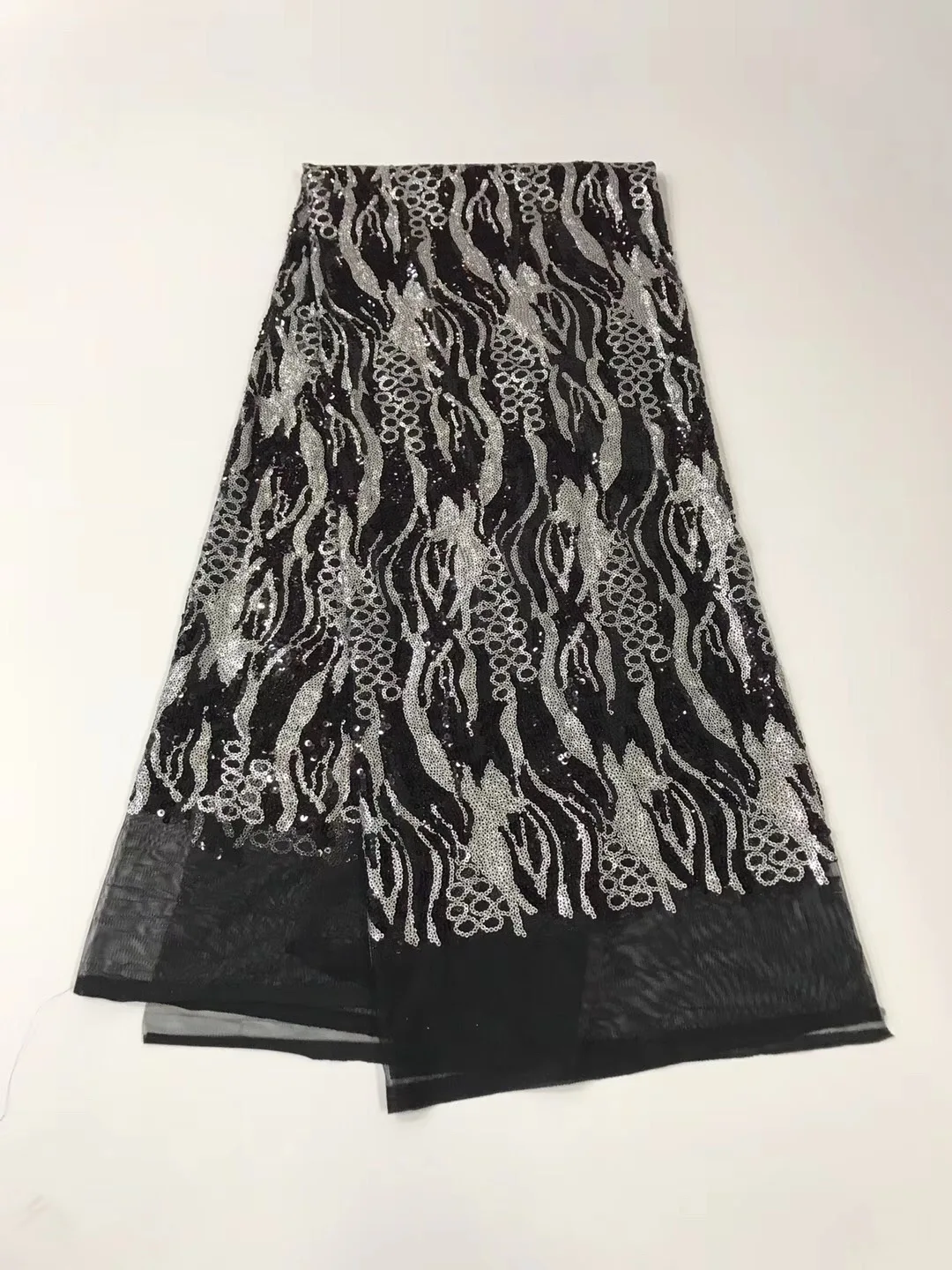 Лидер продаж 2018 кружевная ткань с французскими золотыми блестками