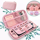 Горячая Распродажа розового цвета из искусственной кожи; Портативный сумка Для Nintendo переключатель чехол Оболочка Чехол сумка Портативный Sukura-розовый путешествия Защитный чехол Чехол переноска