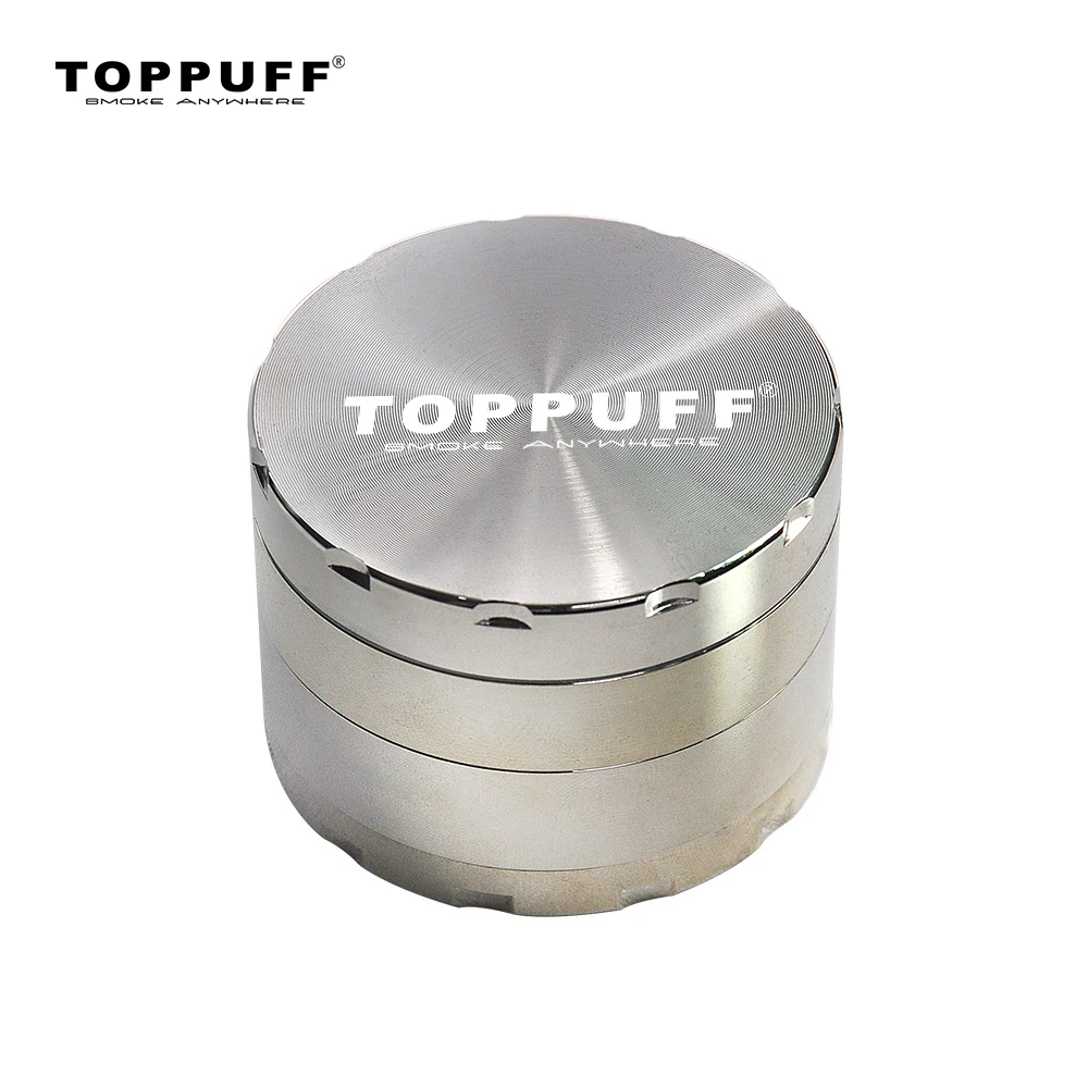 Точилка из цинкового сплава для табака и травы 56 мм 4 части | Дом сад