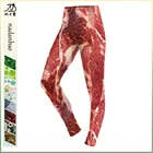 Женский костюм для косплея на Хэллоуин, Стрейчевые облегающие брюки, модные спортивные колготки с цифровым 3D принтом