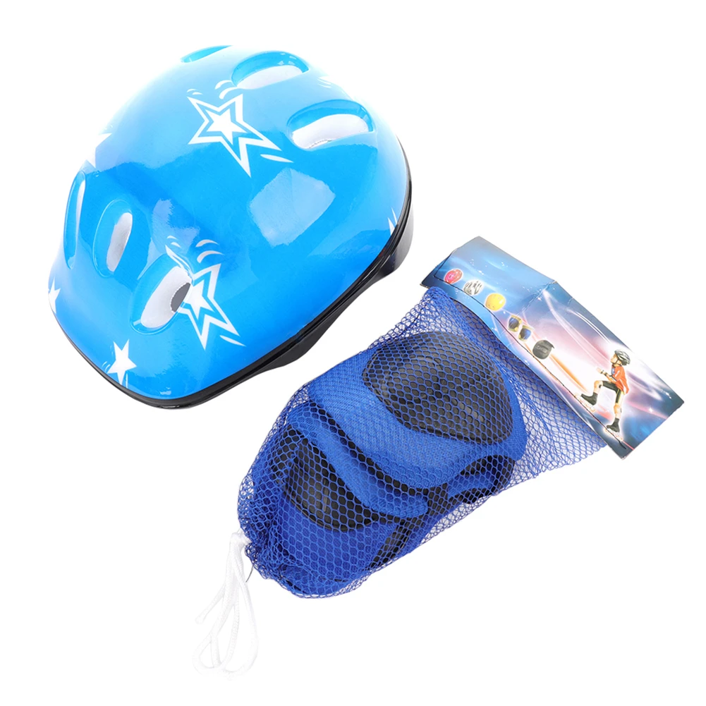 7 шт. Спорт на открытом воздухе для детей велосипедный шлем детский Безопасность