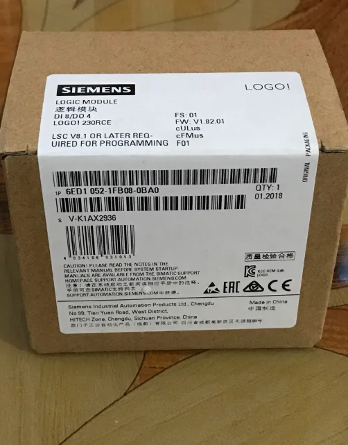 1 шт. новый логотип Siemens 6ED1052 1FB08 0BA0 6ED1 052 Бесплатная доставка|Автоматизация зданий|