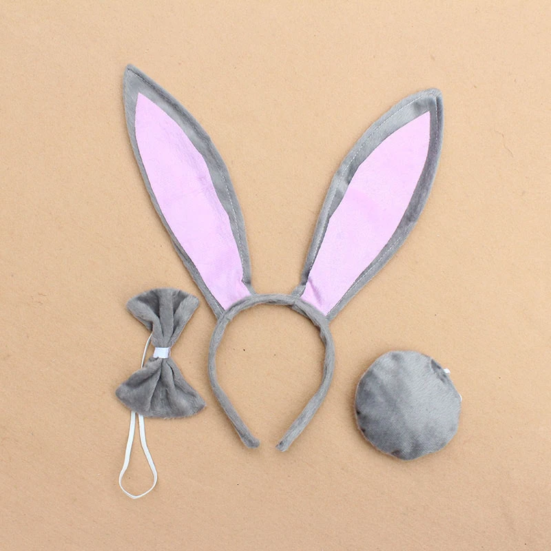 Женский ободок с заячьими ушами и хвостом для косплея девочек женщин | Игрушки