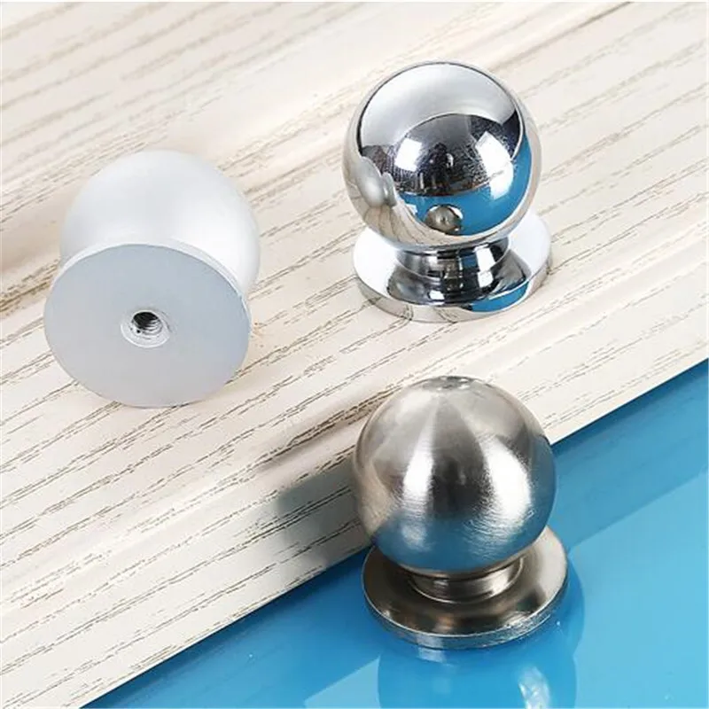 Мебельные ручки Алюминий сплав Кухня в сдержанном стиле шкаф c одним отверстием