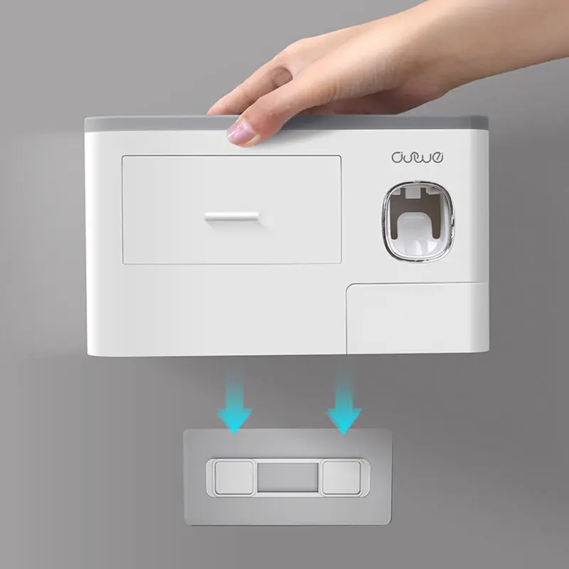 

Jordan&Judy Mutifunctional Magnetic Adsorption Toothbrush Holder Automatic Toothpaste Dispenser Accessories From Xiaomi Youpin