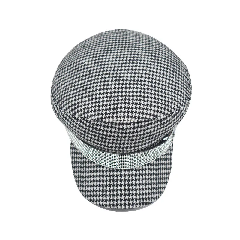 Винтажная плоская кепка газетчика кабинета военно-морского флота Регулируемая