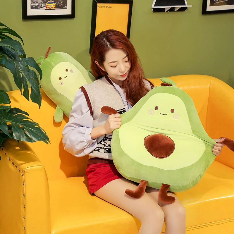 45 115 см творческий авокадо чучела плюшевых игрушек с милым фруктовым игрушка
