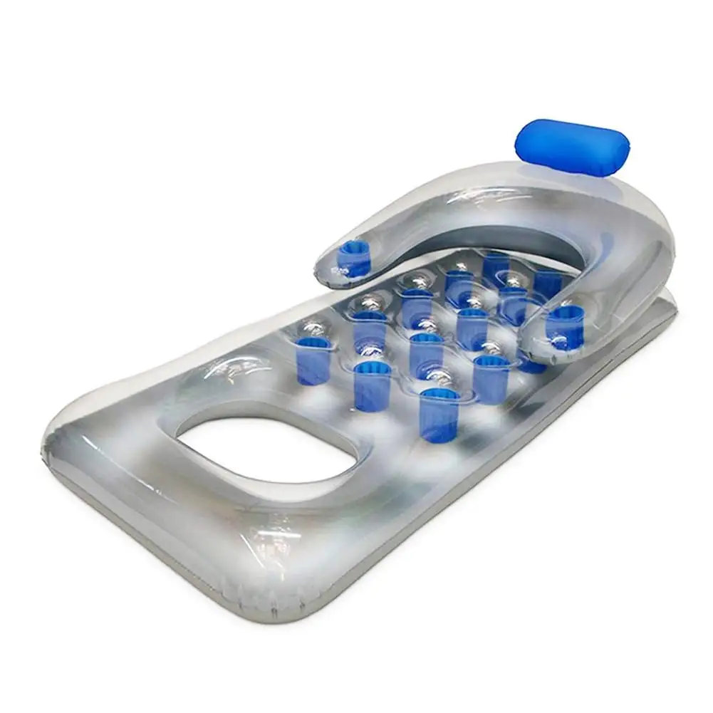 

Inflatable Floating Row Summer PVC Water Hammock Swimming Pool Air Mattresses Beach Water Sports Pool Float Lounger Chair