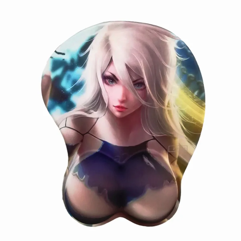 

High Quality 3D Mouse Pad Wrist Rest Belle Bumps Peripheral Soft Silica Gel Breast Sexy Hip Office Decor Kawaii Friend Game Gift
