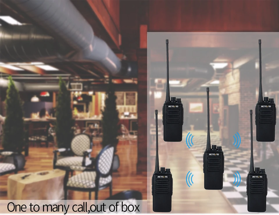 Высокая Мощность профессиональная рация Retevis RT1 VHF(или UHF) VOX 3000mAh две антенны двухстороннее радио Comunicador рация