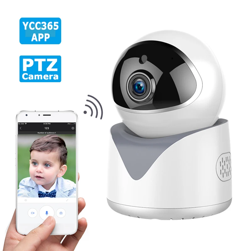 YCC365 1080P облачная IP камера Детский Монитор 2.0MP HD инфракрасная домашняя Камера
