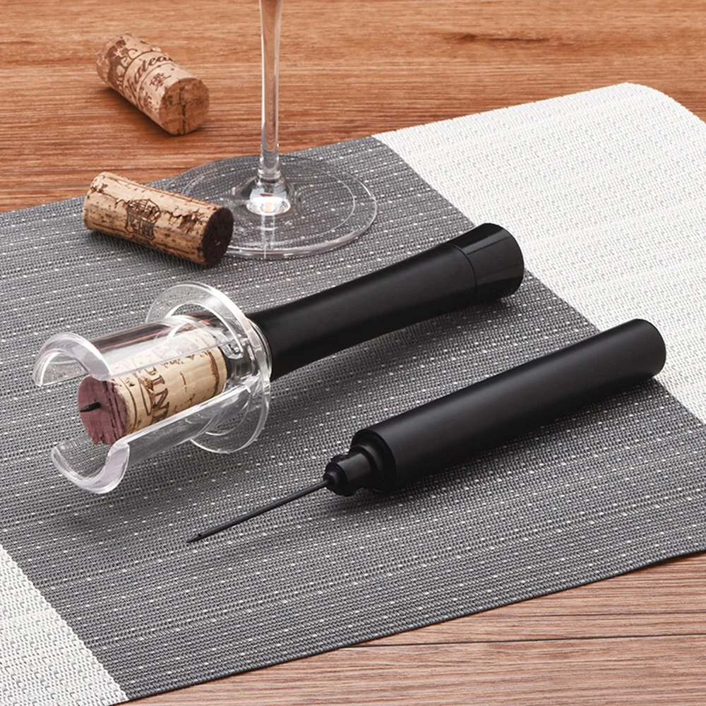 

Wine Dropship Creative Air Pressure Corkscrew Vacuum Wine Bottle Pump Cork Stopper Tool Air Pump Bottle Opener Safe Portable 1PC