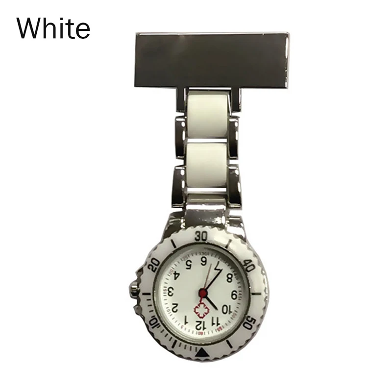 Карманные часы для медсестры с арабскими цифрами кварцевые брошью подвесные