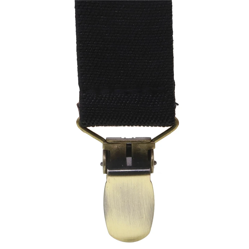 Подтяжки для мальчиков шириной 2 5 см Однотонные эластичные кожаные регулируемые