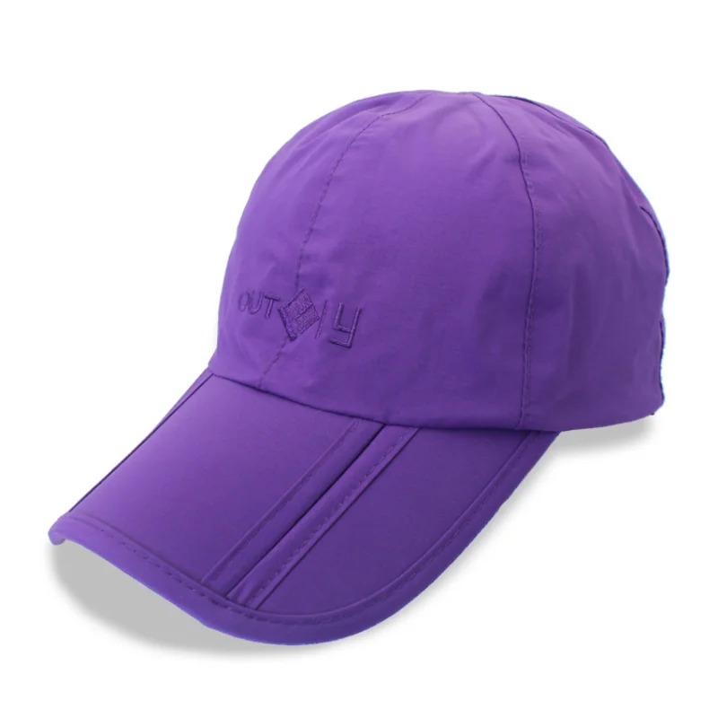 

New Unisex Summer Baseball Cap Quick Drying Hats Breathable Sport Pure Color Snapback Hat bone
