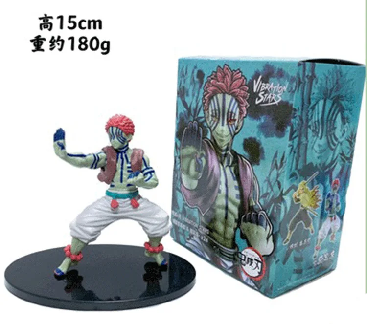 

Demon Slayer Action Figure Toy Akaza Figurine Dolls PVC Model 10cm For Adult Children Gift