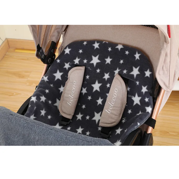Зимний детский спальный мешок, флисовая утепленная теплая коляска для новорожденных, теплый чехол для ног, ветронепроницаемое одеяло, спальный мешок