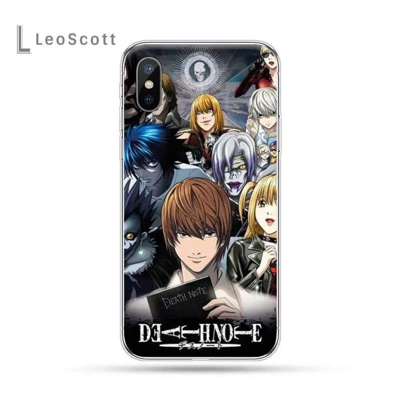 

Anime Death Note Ryuk kira Phone Case for iPhone 11 12 pro XS MAX 8 7 6 6S Plus X 5S SE 2020 XR