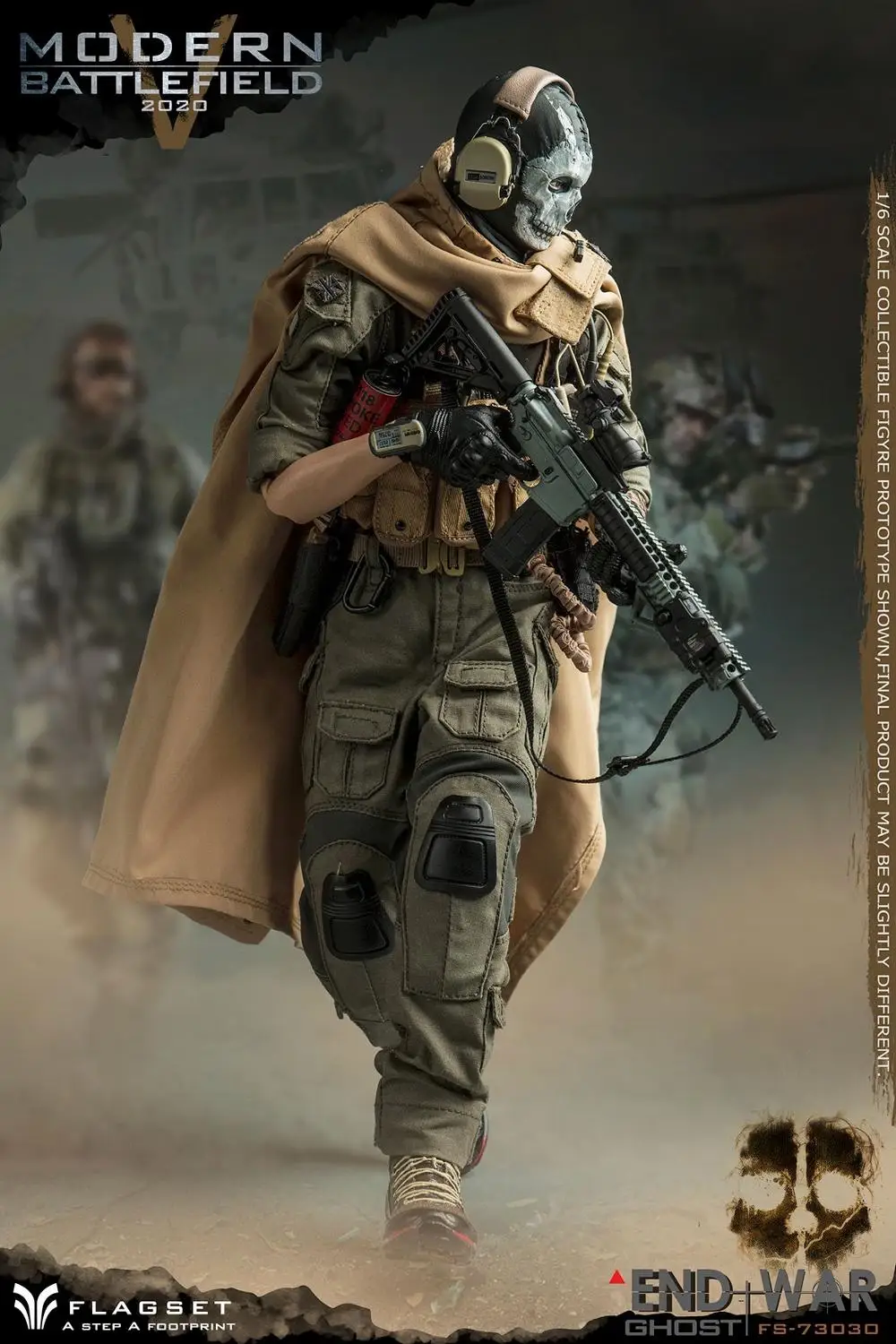 FLAGSET FS 73030 современном поле боя конец WAR GHOST 1/6 рисунок|Игровые фигурки и