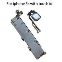 100 original unlocked working motherboard with touch id for iphone 5s mainboard install ios system logic board with chips