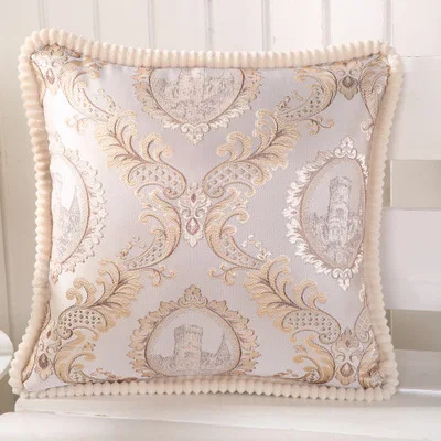 Европейский мягкий Бархатный Чехол для подушки с помпоном наволочка спальни