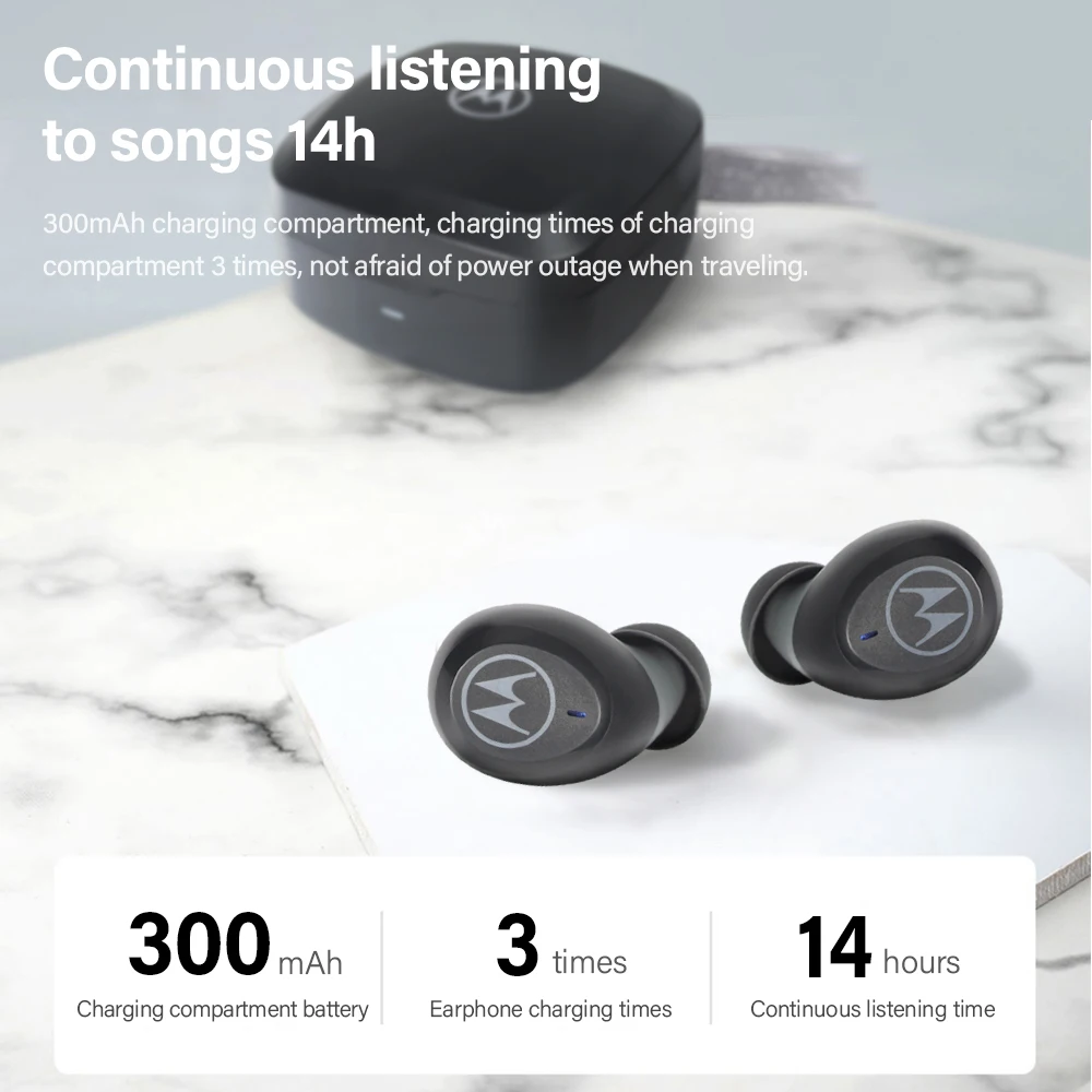 Беспроводные наушники Bluetooth 5 0 настоящие с шумоподавлением Спортивная гарнитура