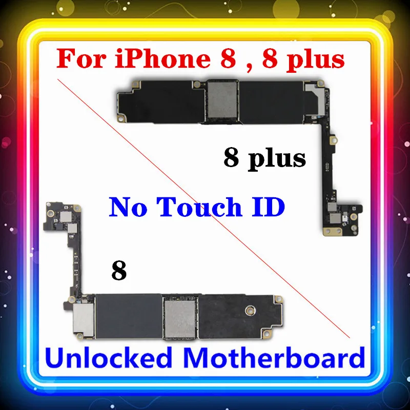 Для IPhone 8 plus материнская плата без Touch ID 256 / 64GB IOS установленная полным набором