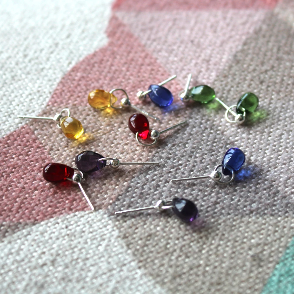 Trustdavis серьги капельки из стерлингового серебра 100% пробы для женщин и девушек