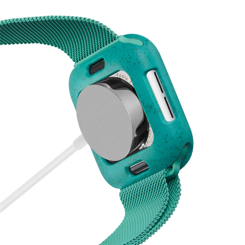 Модный мягкий из высокотемпературного полиуретана защитный чехол для Apple Watch Series 5 4 Case 44 мм 40 мм легкий тонкий бампер для iWatch Shell аксессуары