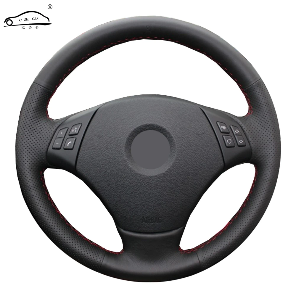 Крышка руля для BMW E90 320 318i 320i 325i 330i 320d X1 328xi 2007/на заказ оплетка руля|Чехлы на руль| |