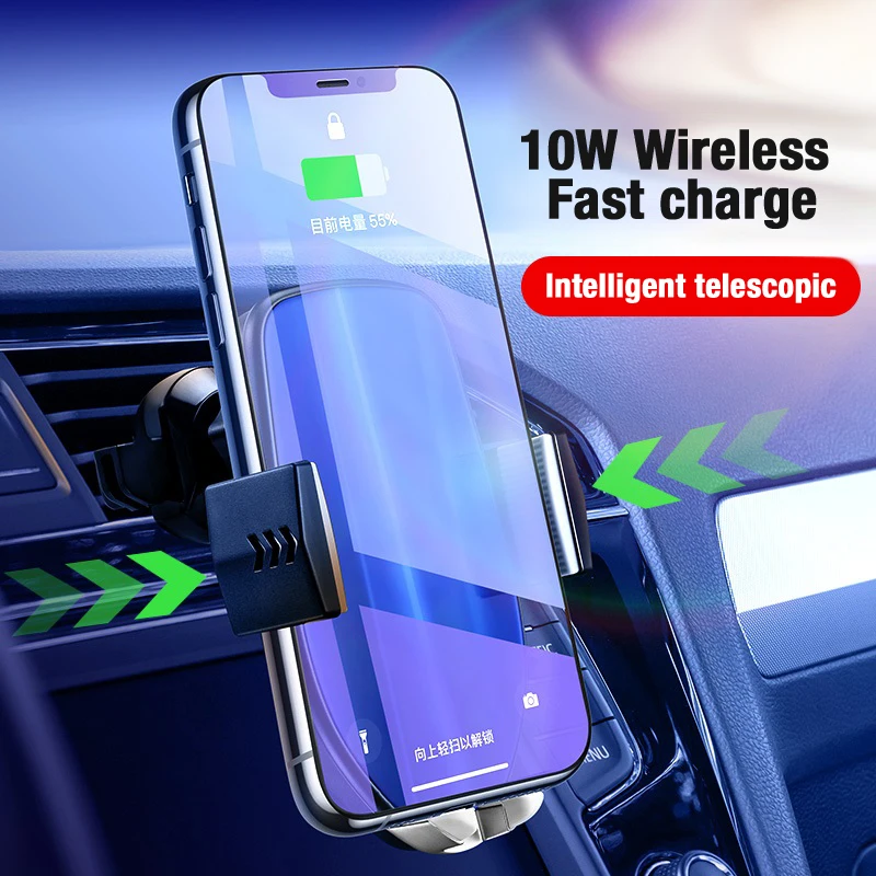 Suntaiho Qi автомобильное беспроводное зарядное устройство для XS Max samsung S8 S10 Note10