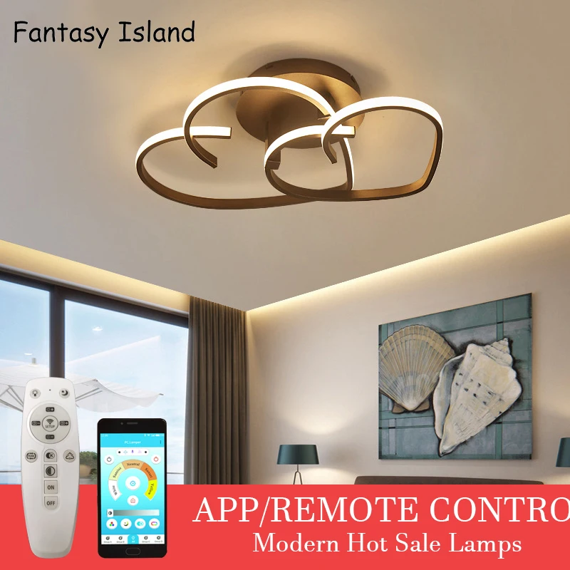 Креативный светодиодный потолочный светильник в форме сердца для гостиной