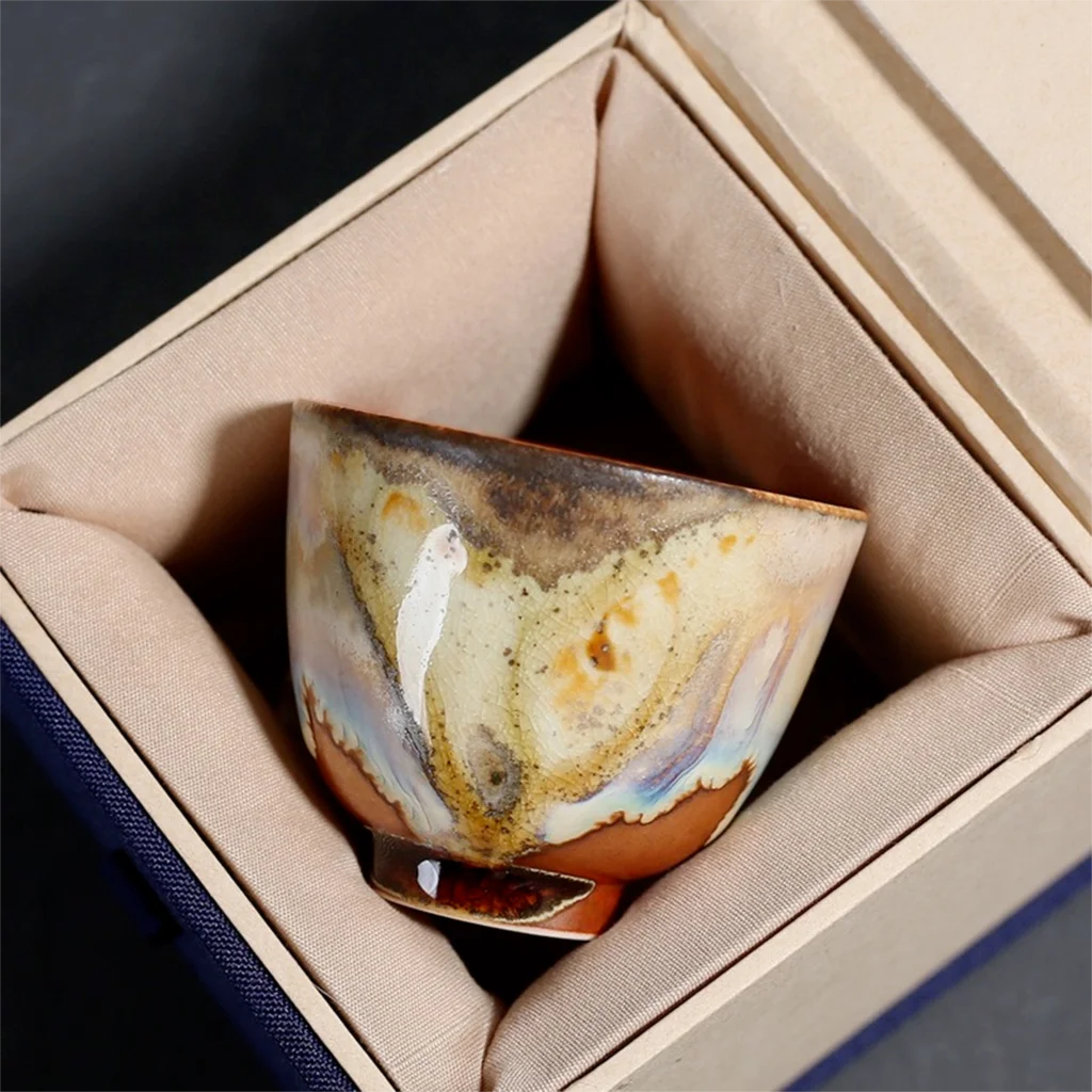 Китайская керамическая кружка в стиле ретро, чайная чашка кунг-фу, чернильный стиль, Изысканная чайная чашка в японском стиле ретро, Лидер п...