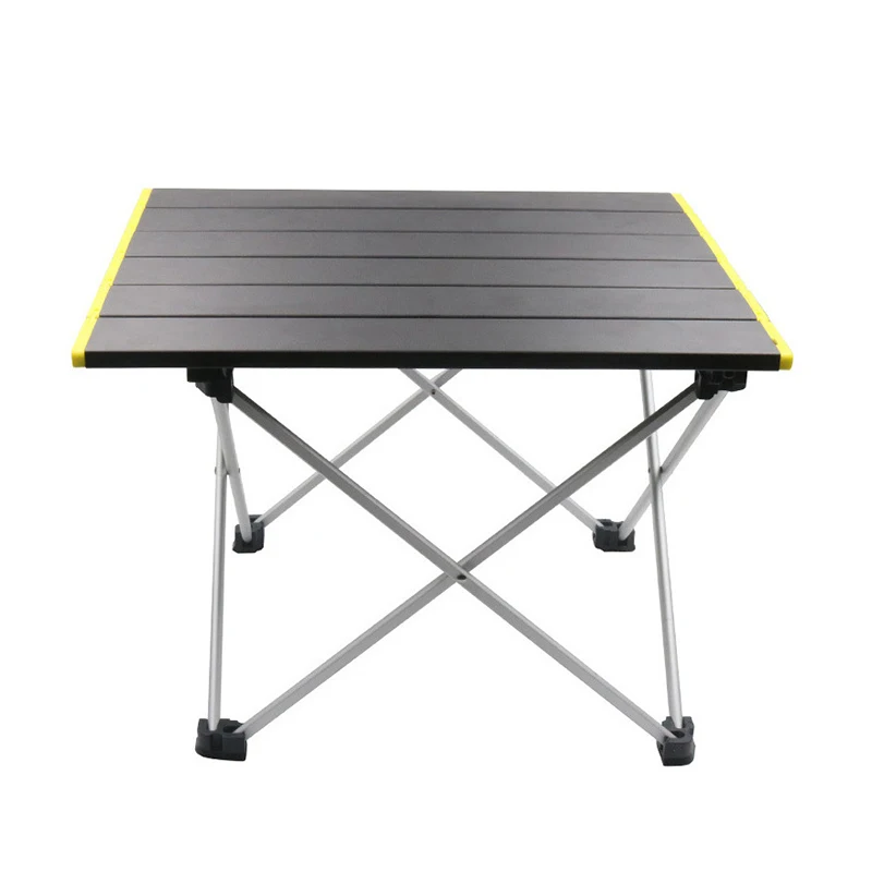 

New Outdoor picnic folding table super light aluminum alloy fishing table camping table chair self driving picnic table