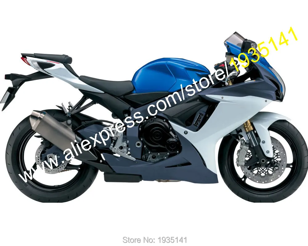 

For Suzuki K11 GSXR600 GSXR750 2011 2012 2013 2014 2015 2016 2017 2018 2019 White Blue Sportbike Fairing (Injection molding)
