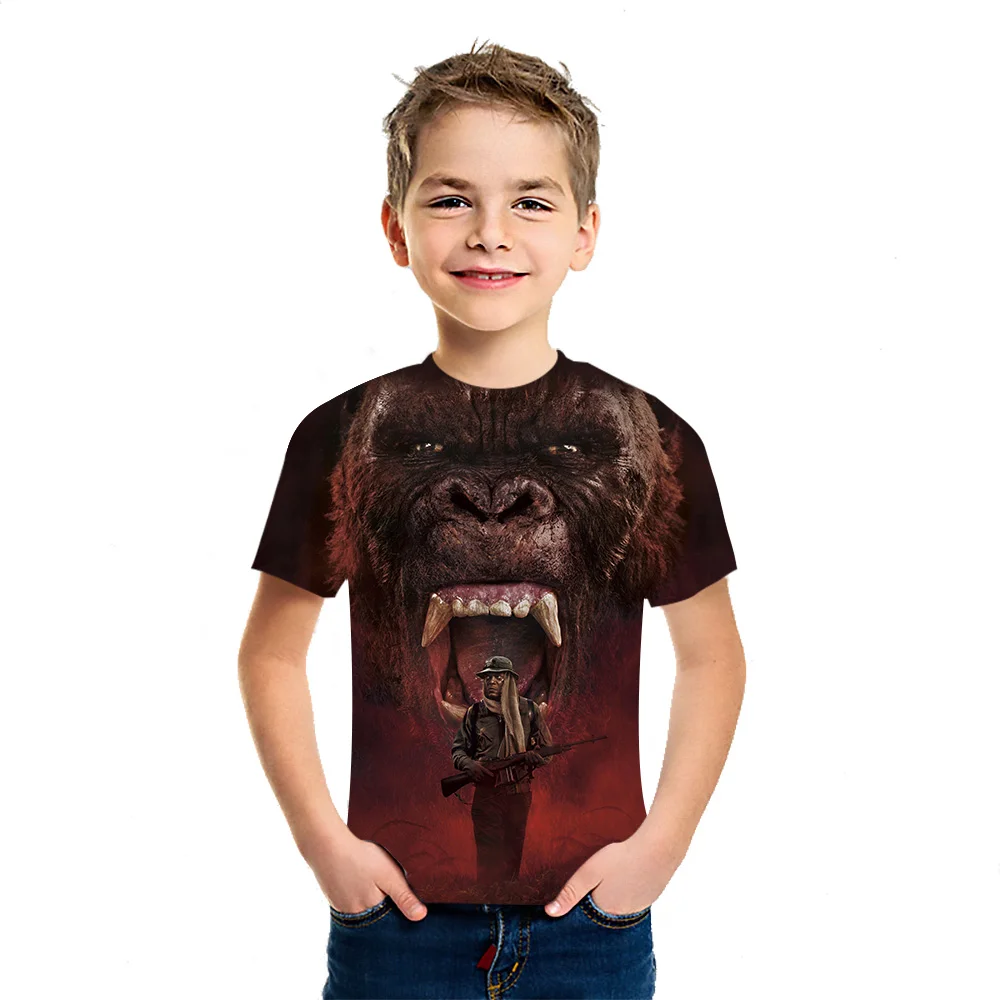 

Новинка лета 2021 от Hong Skin Lsland, Детская футболка в повседневном стиле с 3D принтом, модная женская футболка с коротким рукавом, иностранный стил...