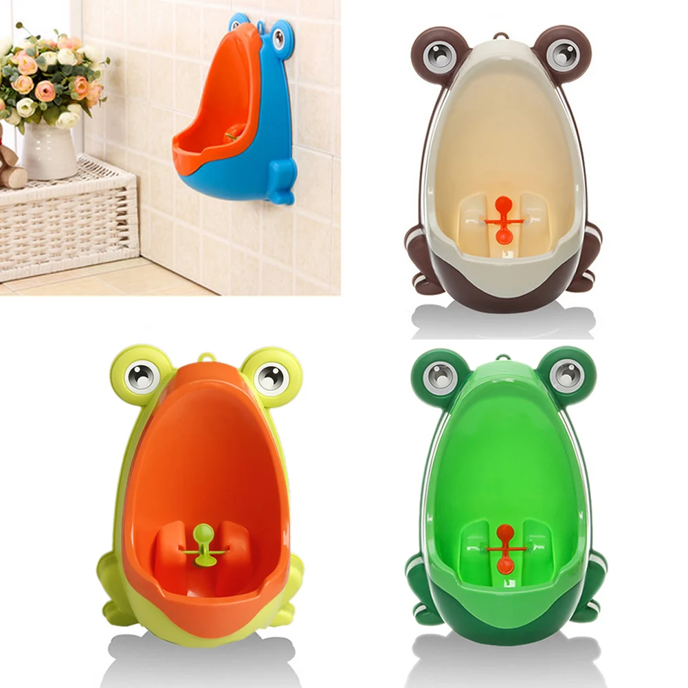 

Frog Plastic Baby Boys Children Pee Potty Toilet Training Kids Urinal Bathroom