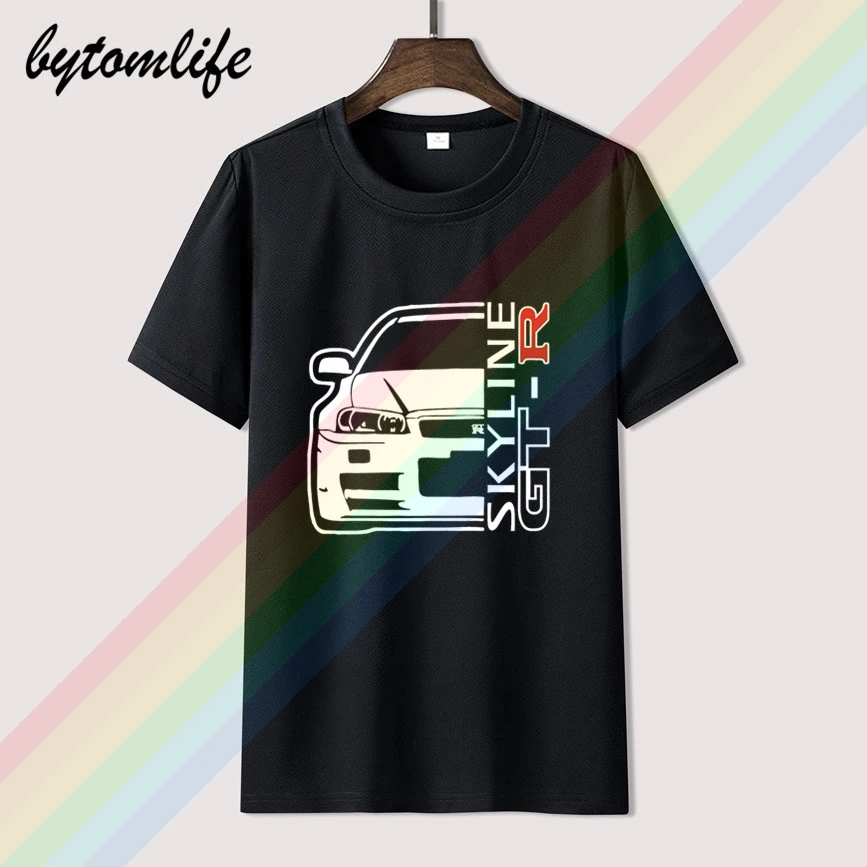 

Nissan Skyline Gtr R34 Auto Black T-Shirt 100% Cotton XS-5XL