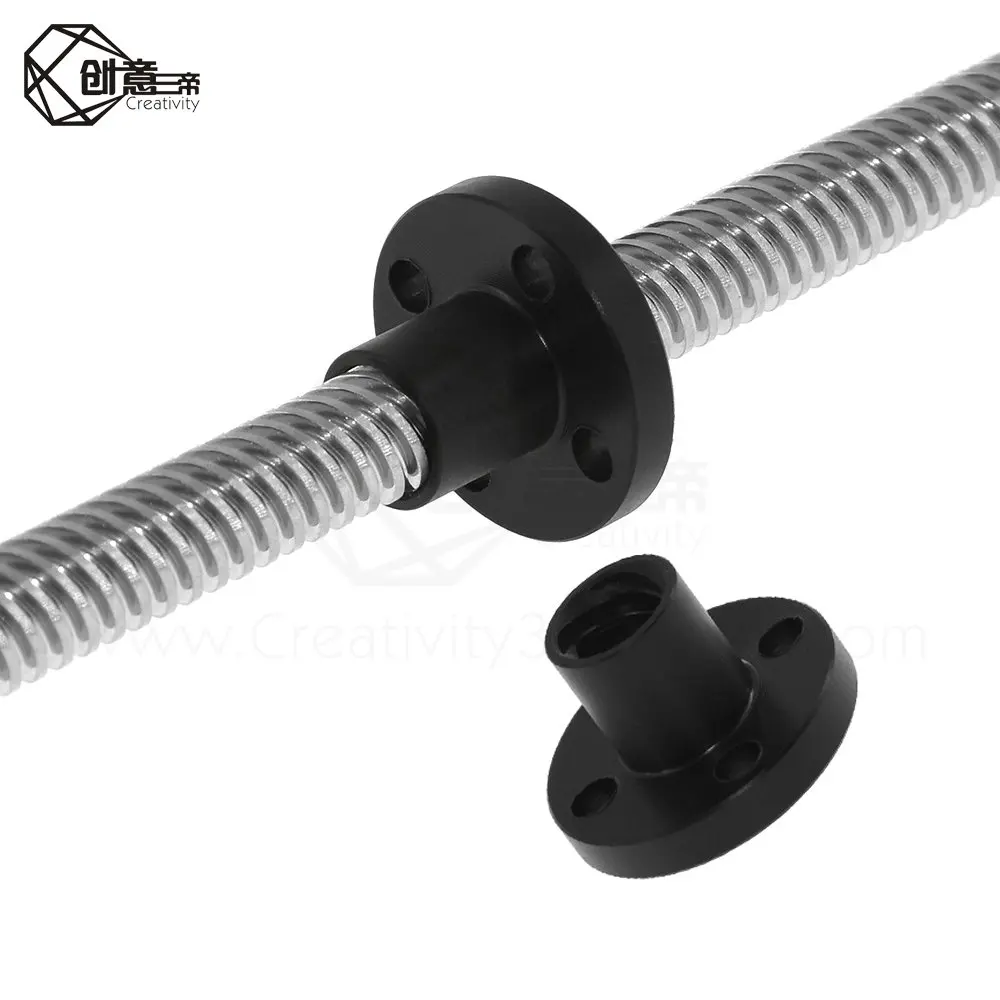 Т8 трапециевидная нейлоновая гайка 8 мм для шагового двигателя диаметр Шаг 2