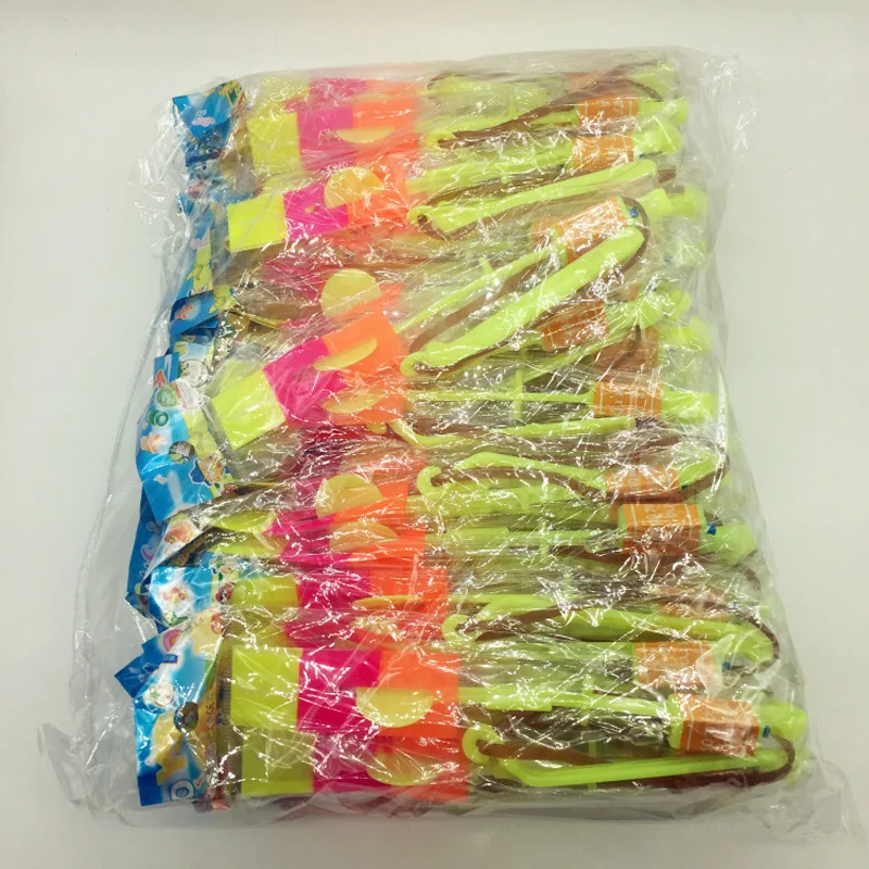 3 шт./лот бамбуковая Стрекоза со светом стрельба ракета Летающий парашют небо НЛО